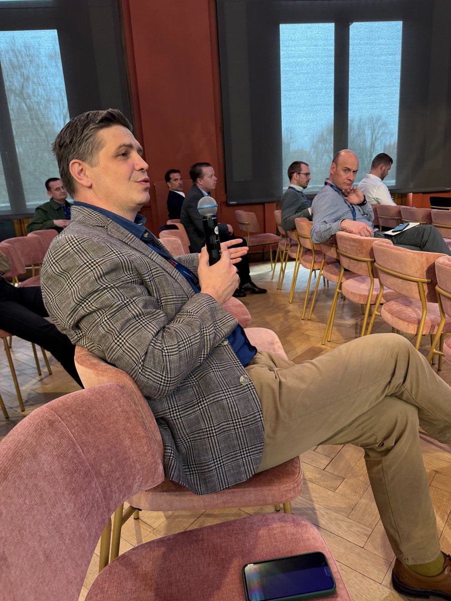 NaviRisk's tweet photo. Packed session in the Darwin Room at #ASIS_Europe 2026, under a striking whale skeleton – Justin Crump @Sibyllic unpacked Middle East developments &amp; potential Iran scenarios. Critical insights for organisations navigating today’s polycrisis.  #SecurityLeadership #RiskManagement https://t.co/8MYUi87GWN