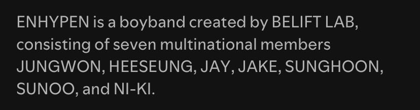 dovveyy's tweet photo. s-see guys e-e-even spotify says heeseung is an enhypen member h-he’s coming back…! https://t.co/dSFVN29z5i