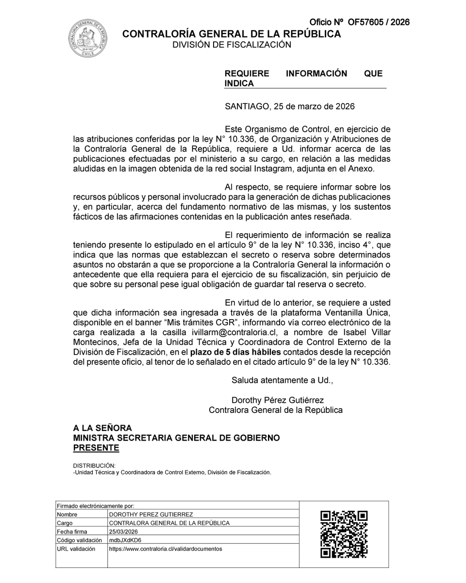 Contraloría tweet media