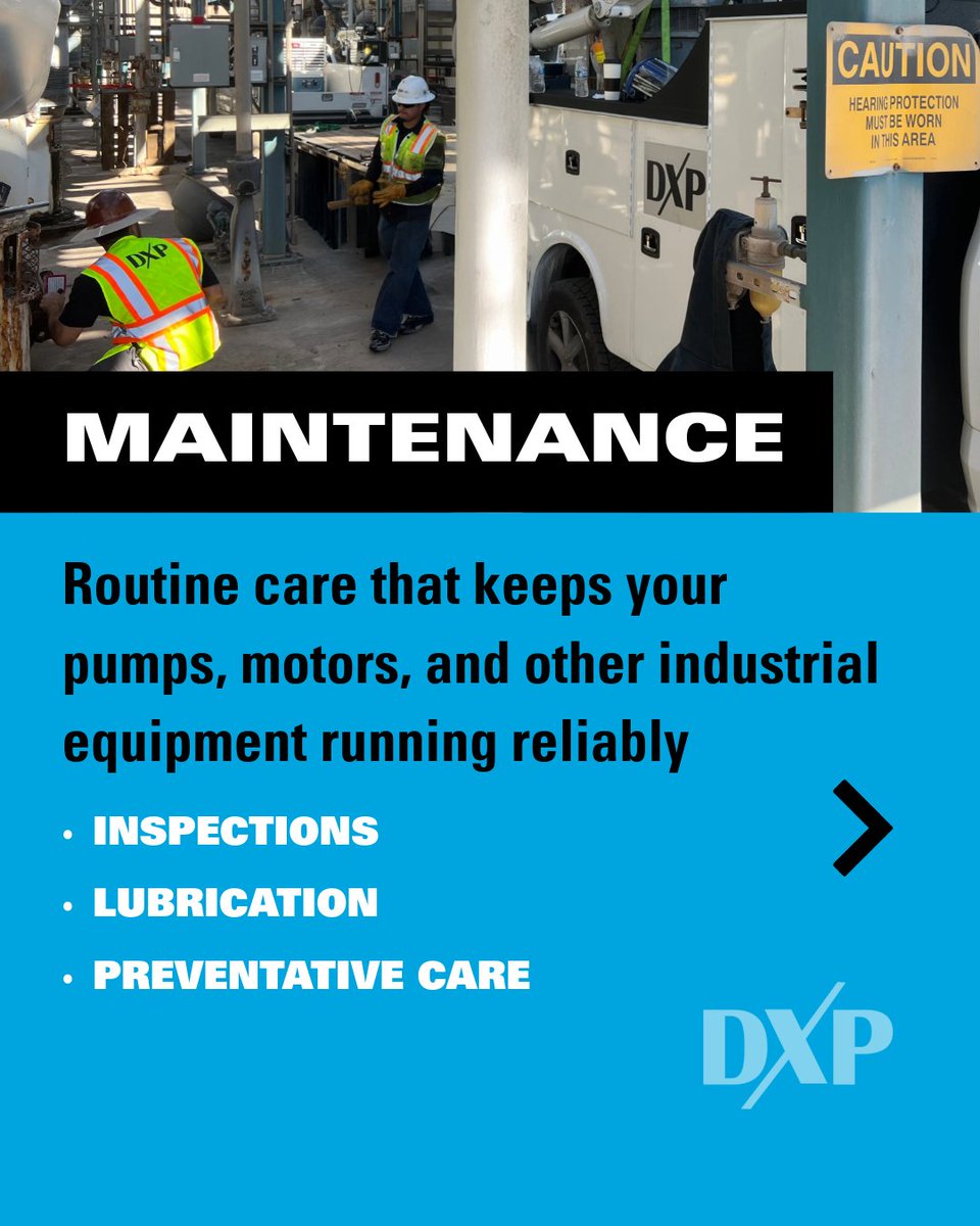 DXP_Enterprises's tweet image. 🔧 What is MRO? Maintenance, Repair &amp;amp; Operations—keeping facilities running safely and efficiently. At DXP Enterprises, our MRO solutions reduce downtime, boost efficiency, and protect your operations. Learn more: dxpe.com
#MRO #IndustrialSolutions