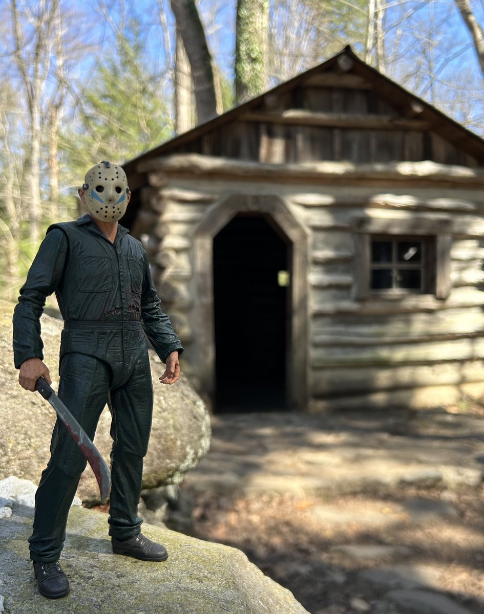 evilekim33's tweet image. Here’s some more Roy as Jason pics! 😱 @JasonUniverse13 #Fridaythe13th