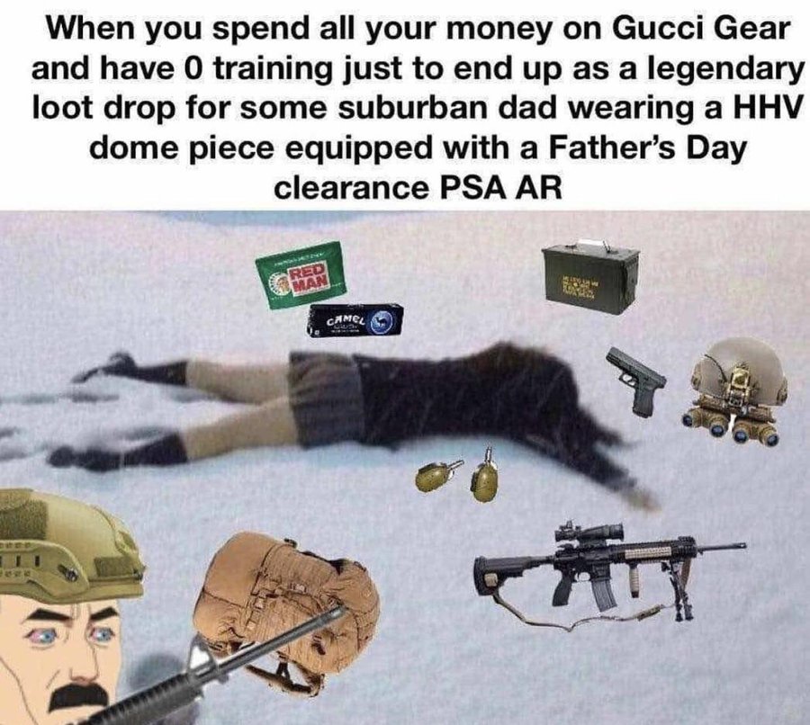<a href="/palmettoarmory/">Palmetto State Armory</a> <a href="/tndbaker06/">Below Average Utah Dad</a> <a href="/BearCreekAR/">Bear Creek Arsenal</a> One of my favorite Memes: