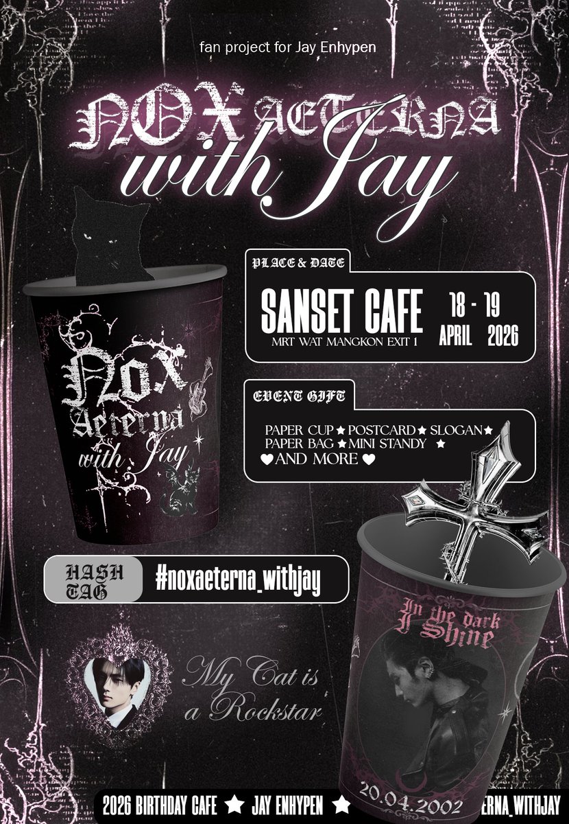 Nox Aeterna with JAY .⋆♱ tweet media