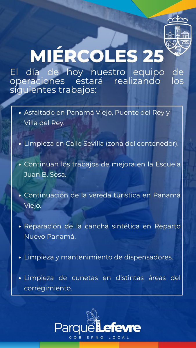 Junta Comunal de Parque Lefevre tweet media