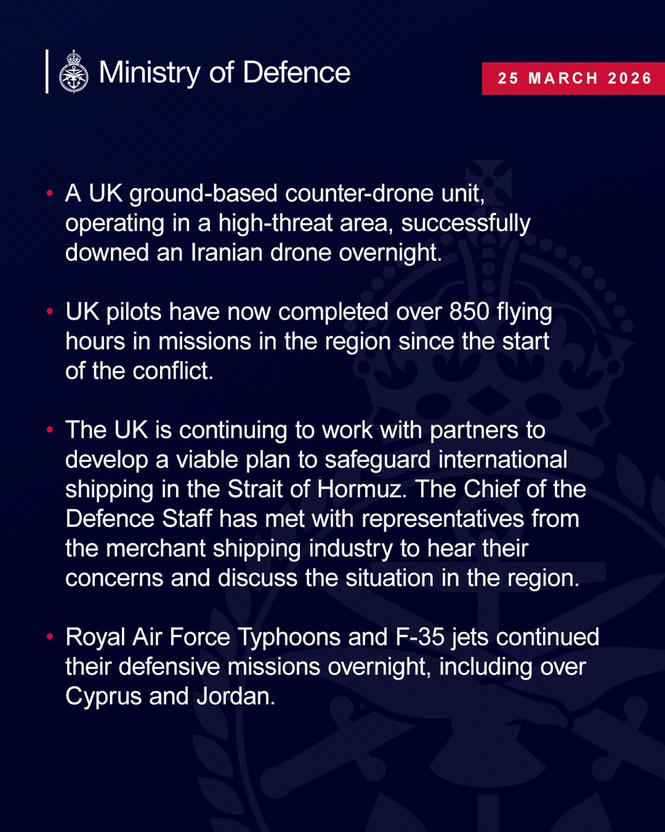 Ministry of Defence 🇬🇧 tweet media