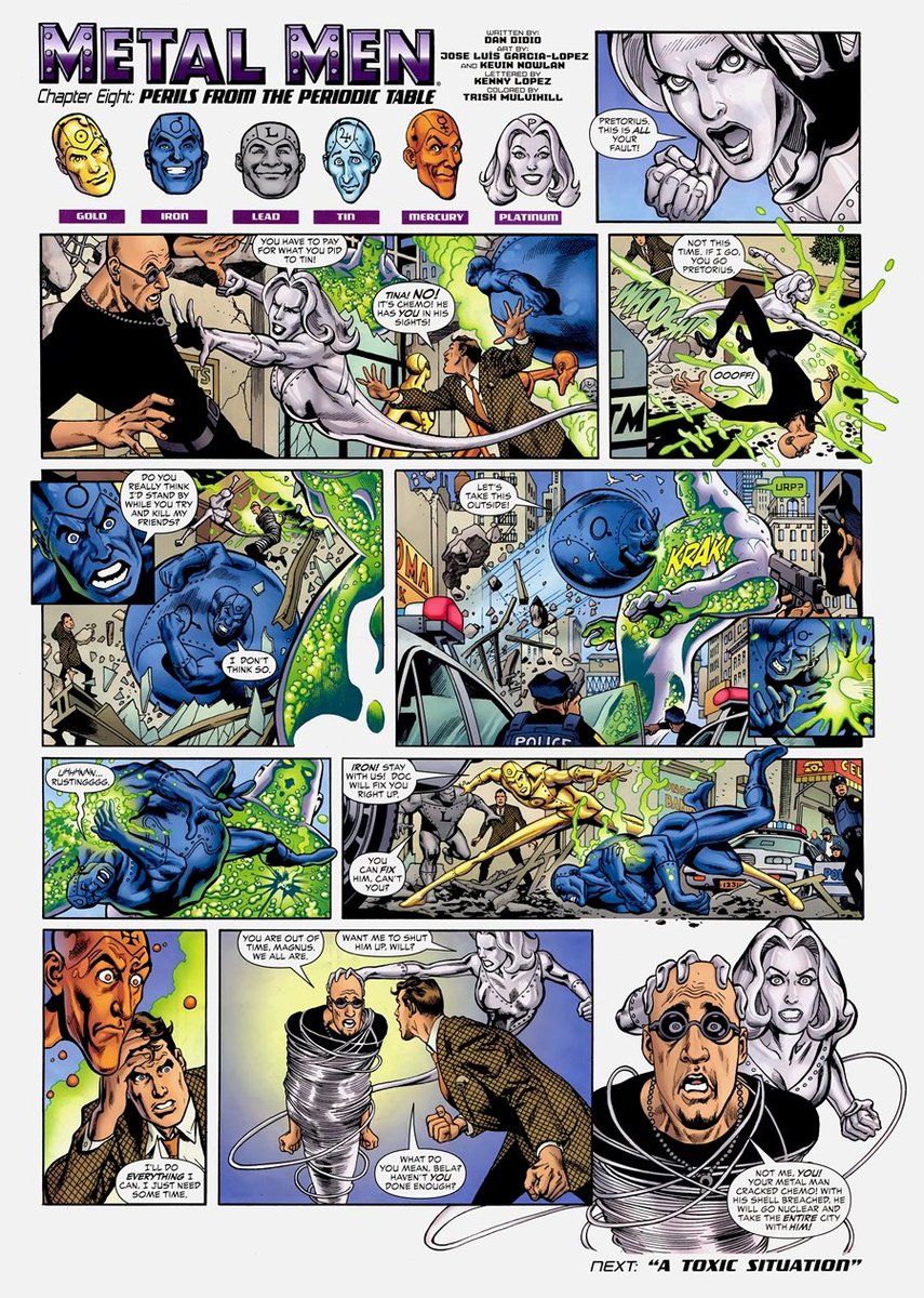 KevinWolffart's tweet photo. #PaulPope, #JoseLuisGarciaLopez inked by #KevinNowlan, and #KyleBaker - WEDNESDAY COMICS Week8 https://t.co/hwOmYgs487