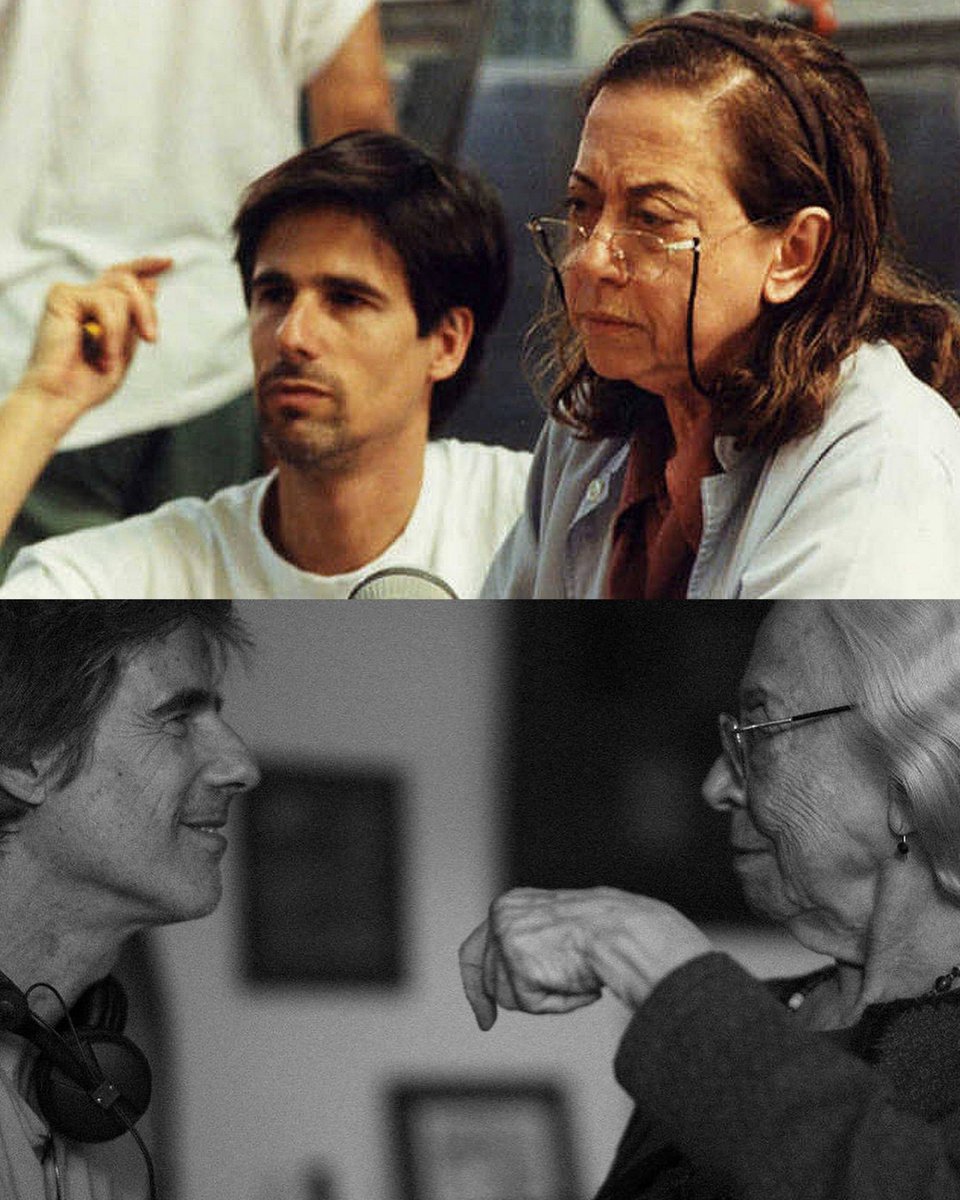 Walter Salles dirigindo Fernanda Montenegro.
