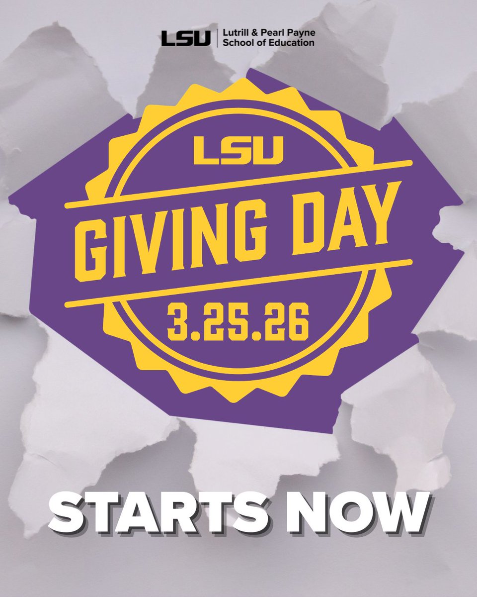 Lutrill & Pearl Payne School of Education tweet media