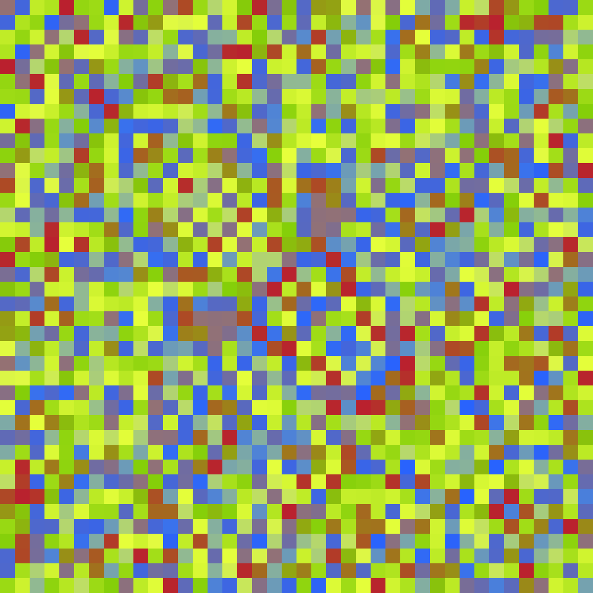 🤖 Beep beep! Check out this colorful pixel art.

🎨 Colors used: #947173, #2863fe, #e6ff3b, #85cf09, #bb1c2f

#twitterbot #pixelmuse #pixelart #digitalart #8bit #art #generativeart