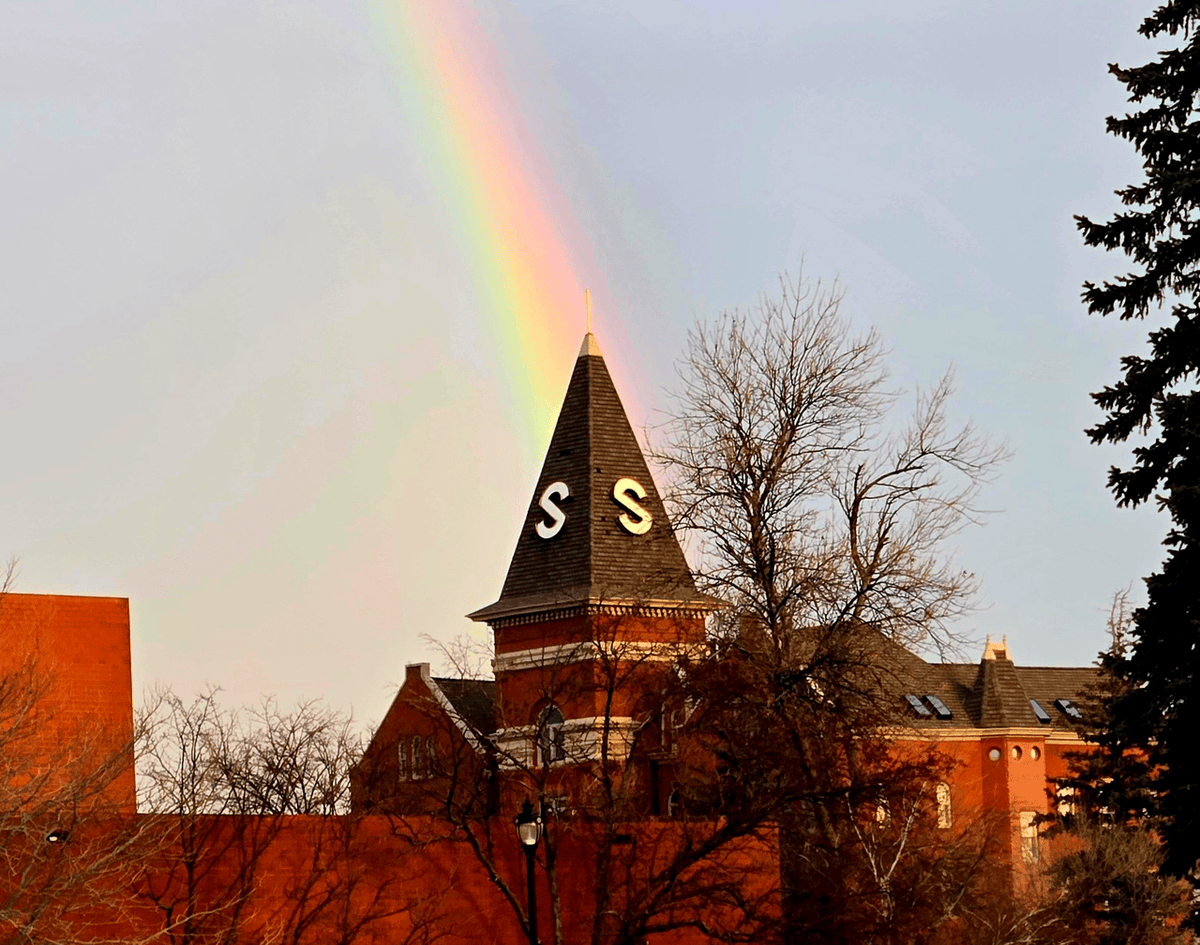 ndscswildcats's tweet photo. Morning magic over campus. 🌈 https://t.co/QQ4Xv310wX