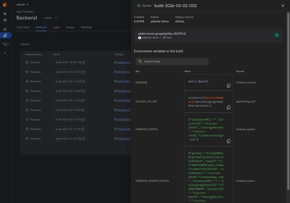Firebase tweet media
