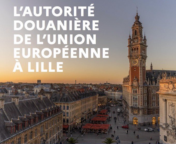 N_Forissier's tweet photo. 🇫🇷🇪🇺 Lille victorieuse ! Le siège de l’Union douanière européenne sera en France.

Dans la ligne du Conseil Présidentiel pour le Commerce extérieur, la France attire, décide et entraîne : elle pèse sur les règles du commerce et porte un agenda national qui fait bouger l’Europe. https://t.co/qpBNjMJLNf