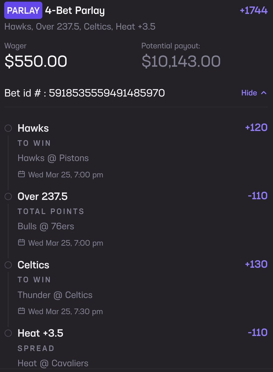 The Gambling Gatsby ⚡️ tweet media