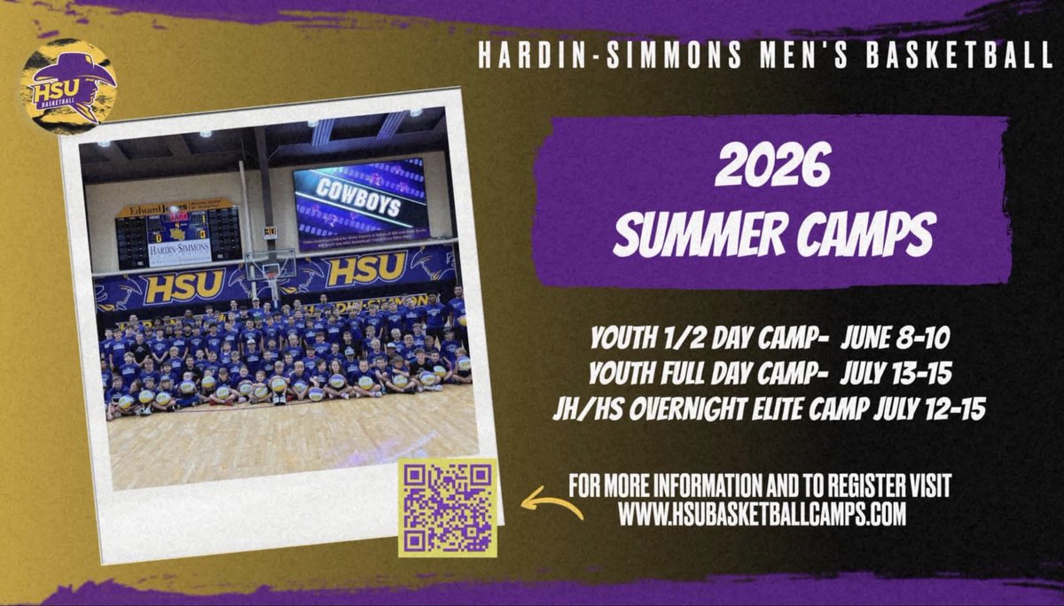 HSUMBB's tweet photo. Save the dates for our Summer 🏀 Camps!!! Online registration will open soon with more details! https://t.co/G4B88zrUaX