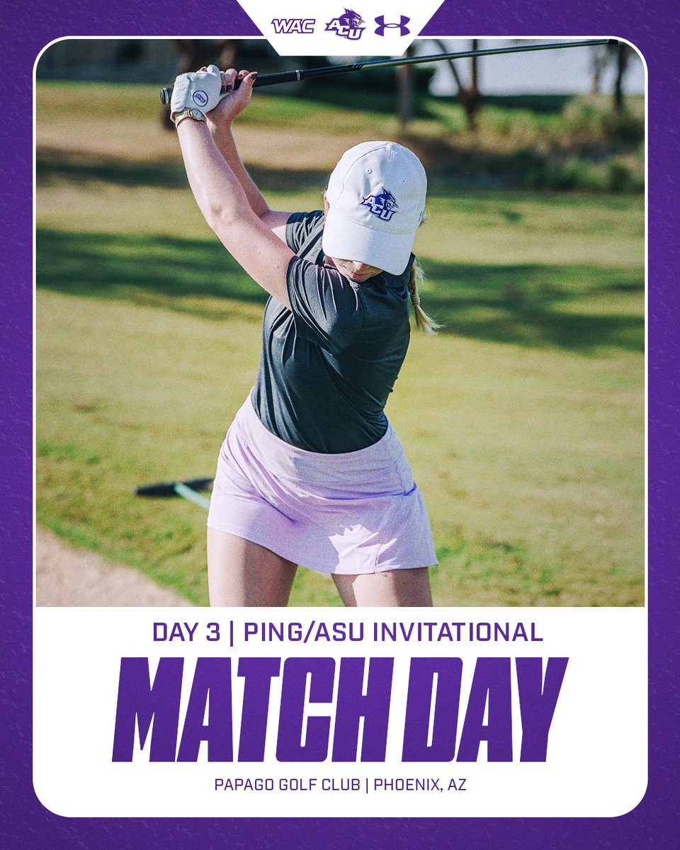 Day 3️⃣🤩

⛳️: Papago Golf Club
📍: Phoenix, AZ

#GreaterThan> | #GoWildcats