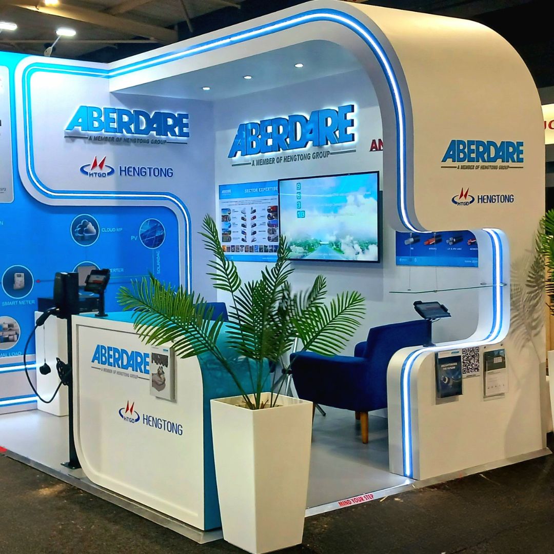 Aberdare Cables made a strong impact at Solar &amp; Storage Live Africa, showcasing innovative energy solutions within a space thoughtfully designed to reflect their brand and business. 
#SSQDesign #AberdareCables #SolarAndStorageLive