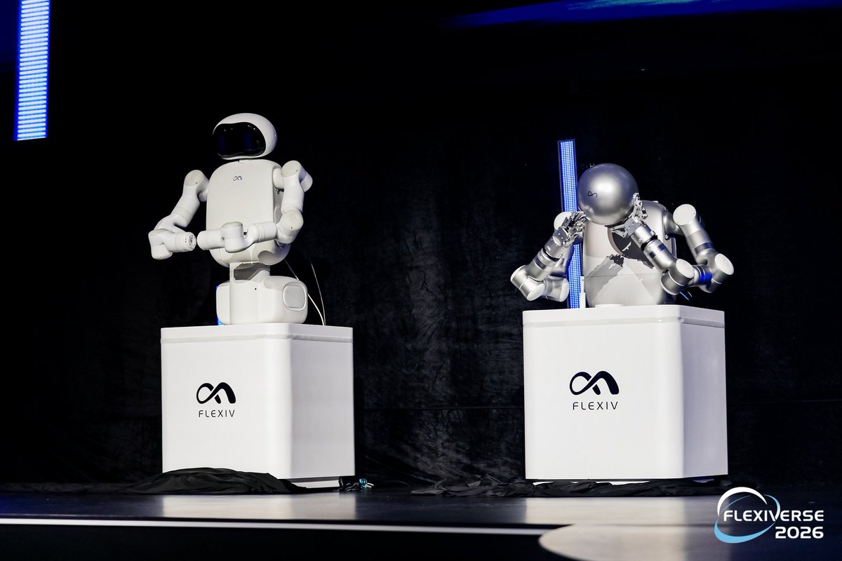 ChinaBizBuzz88's tweet photo. Flexiv unveiled a new suite of hardware & software.
Highlights:
✅ New adaptive robots & controllers
✅ Integrated humanoid platform
✅ Standardized interfaces
Flexiv is building the "physical torso" for the AI era.
#Robotics #Flexiv https://t.co/pQgoUtDTxT