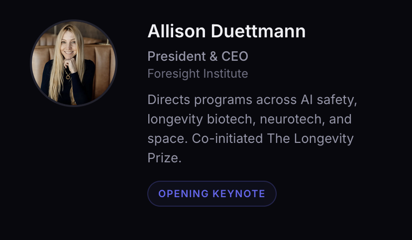 Ryan_Singer's tweet photo. Come to https://t.co/xT1OayNSDf to hear @allisondman give our opening keynote: Giving more people skin in the game of civilizational upside. https://t.co/IWiLwNS4Na