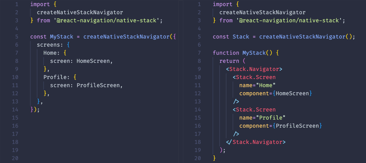 React Navigation tweet media