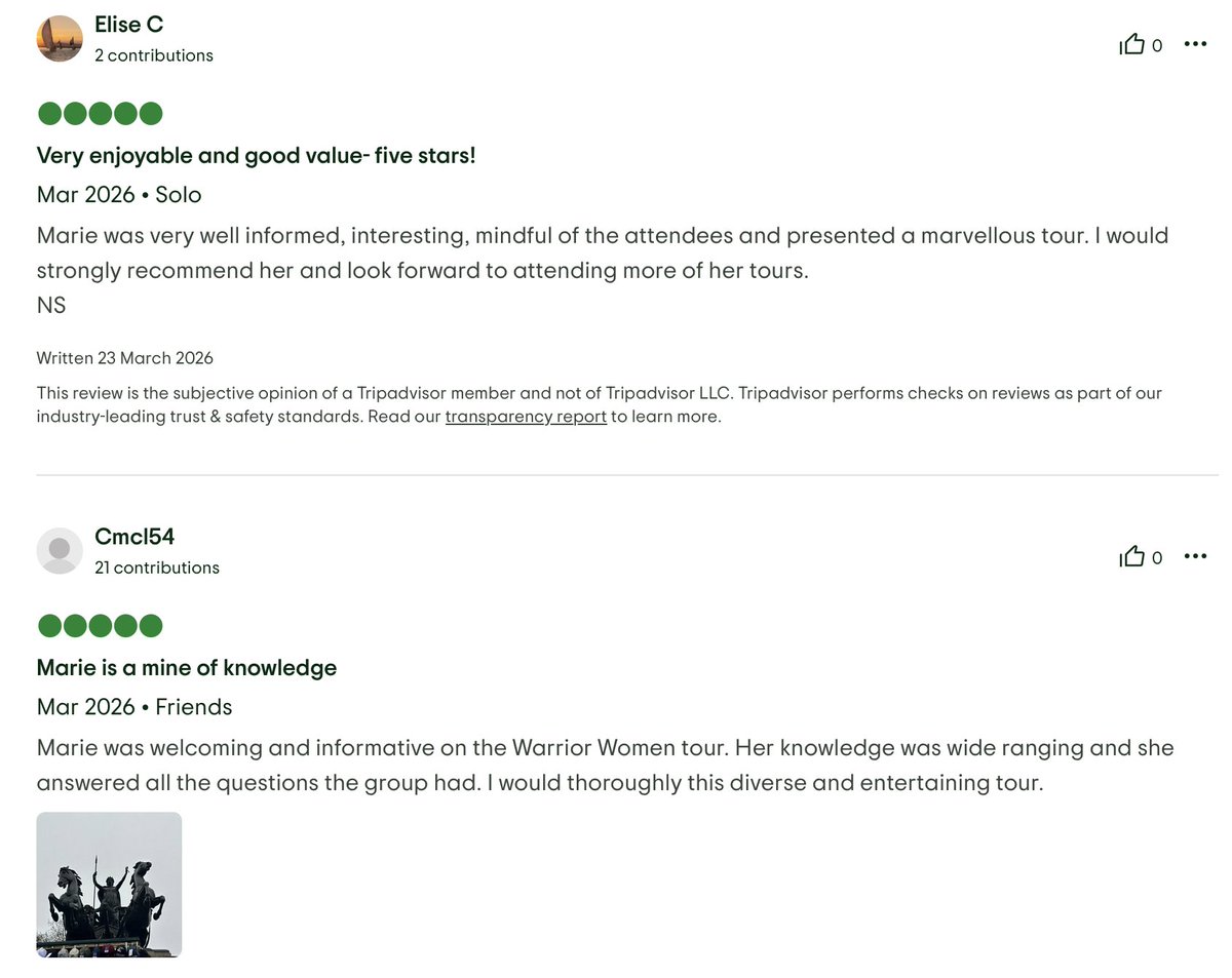 footprintsldn's tweet photo. Thank you to everyone giving https://t.co/tQKheP81sw new guide Marie such great 5* @tripadvisor reviews.  We really appreciate it.  She has more great walks coming up around Westminster and the @NPGLondon https://t.co/Vo8qQiKzPc