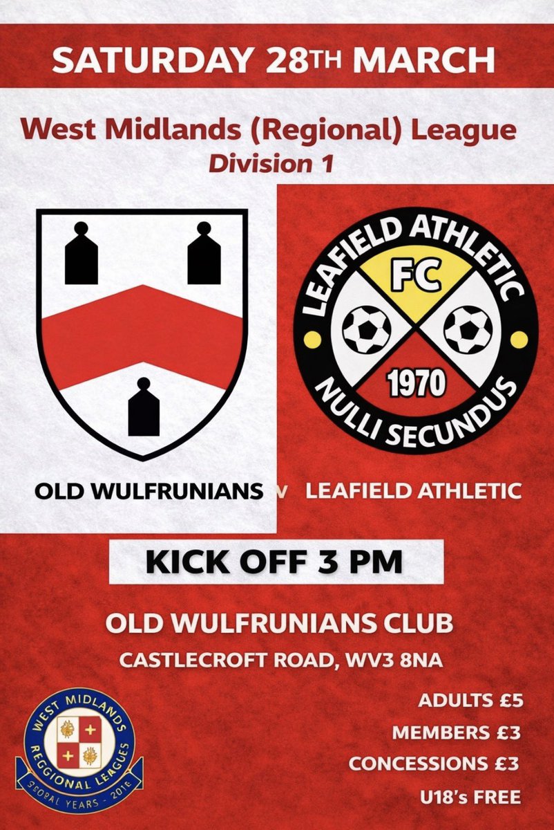 Old Wulfrunians FC tweet media