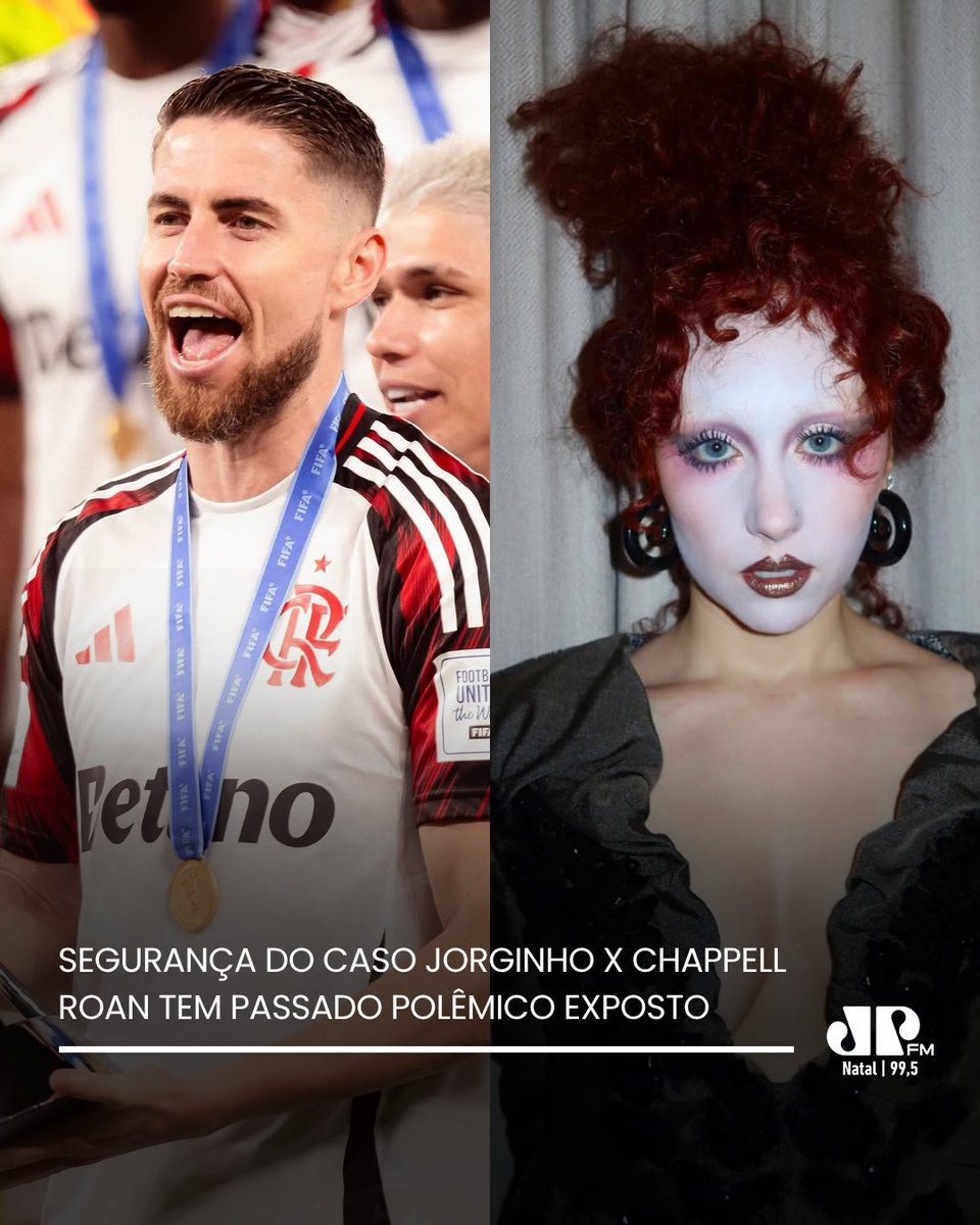 #POLEMICA | O caso envolvendo a segurança da cantora Chappell Roan, em um hotel de São Paulo, ganhou novos desdobramentos. O profissional que teria confrontado a enteada do jogador Jorginho, do Flamengo, e filha de Jude Law, de 11 anos, já esteve envolvido em outra polêmica de