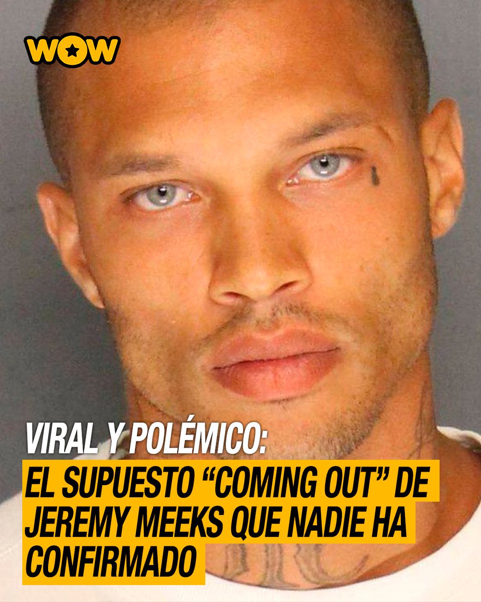wowasinomas's tweet photo. 🔥 ¿Jeremy Meeks salió del clóset? El “Hot Felon” desata rumores tras supuesto video viral
La nota: https://t.co/yhTmTSv2gH
#WOW #JeremyMeeks #HotFelon #Viral #LGBT https://t.co/jcUNzYXmCE