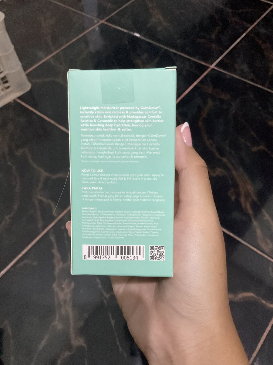 masjeong's tweet photo. want to sell wts somethinc moisturizer calm down 50ml
- sealed
- exp 10/02/2029
- baru beli tgl 18 Maret 2026
-dijual karena masih ada stok (salah beli)
- jogja free ong, 150K nego https://t.co/OGS9v3W7qY