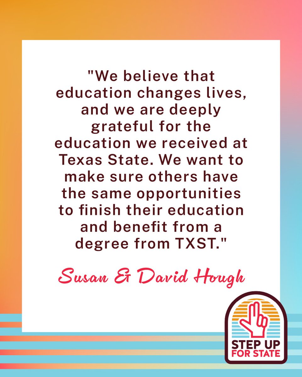 Texas State University Alumni tweet media