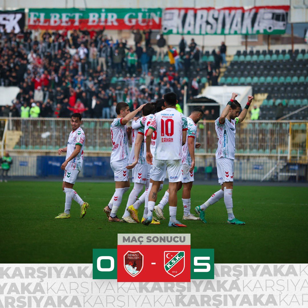 DENİZLİ’DE 3 PUAN BİZİM! 👊🏻💚❤️