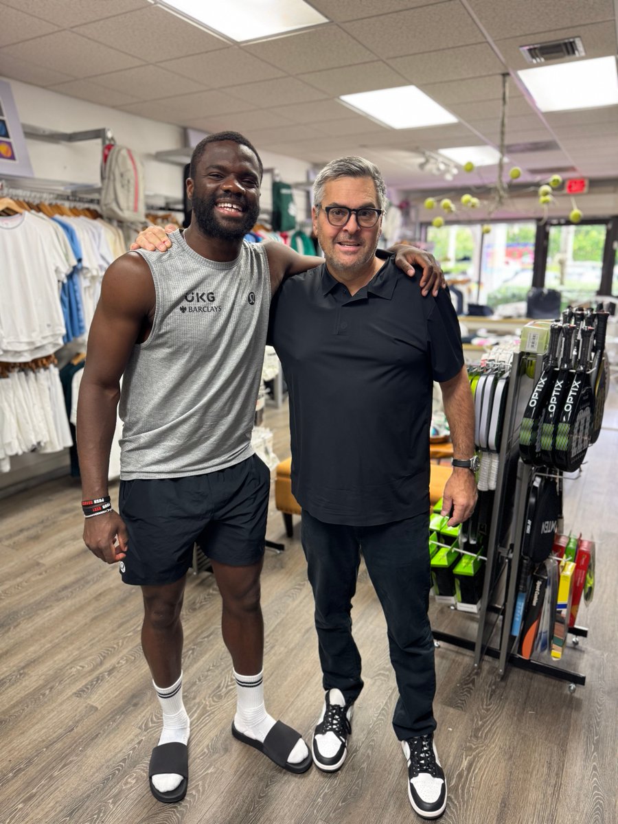 nusportswear's tweet photo. LET"S GO BIG FOE!  Nice win at the Miami Open. https://t.co/PqN5cnMfFY
