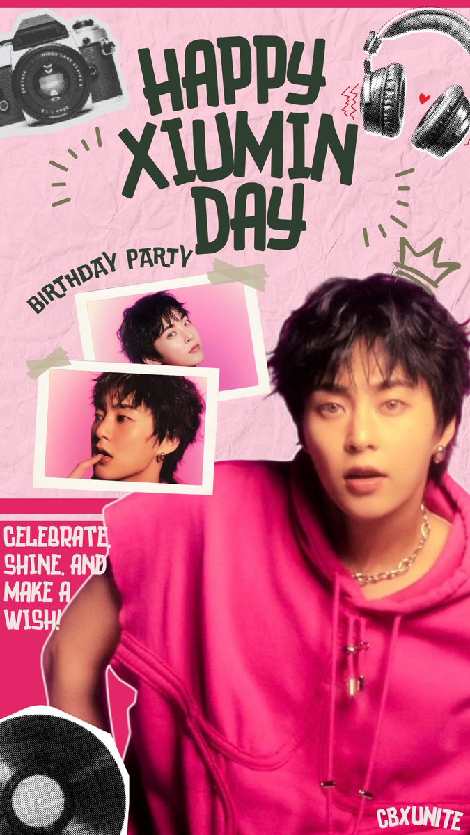 HAPPY XIUMIN DAY🥳🎂🩷

 #HAPPYXIUMINDAY 
#우리들의_캡틴_시우민_생일축하해
