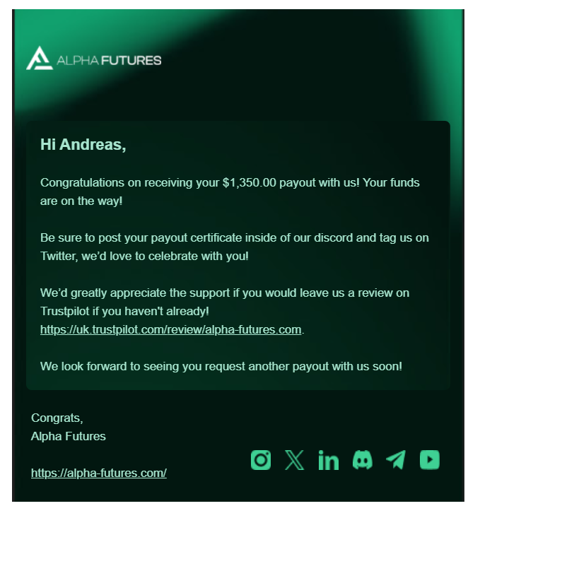 andreasscot's tweet photo. @Alpha_Futures_ @RIPS Got the payouts rolling https://t.co/Ylp5aRX8Op
