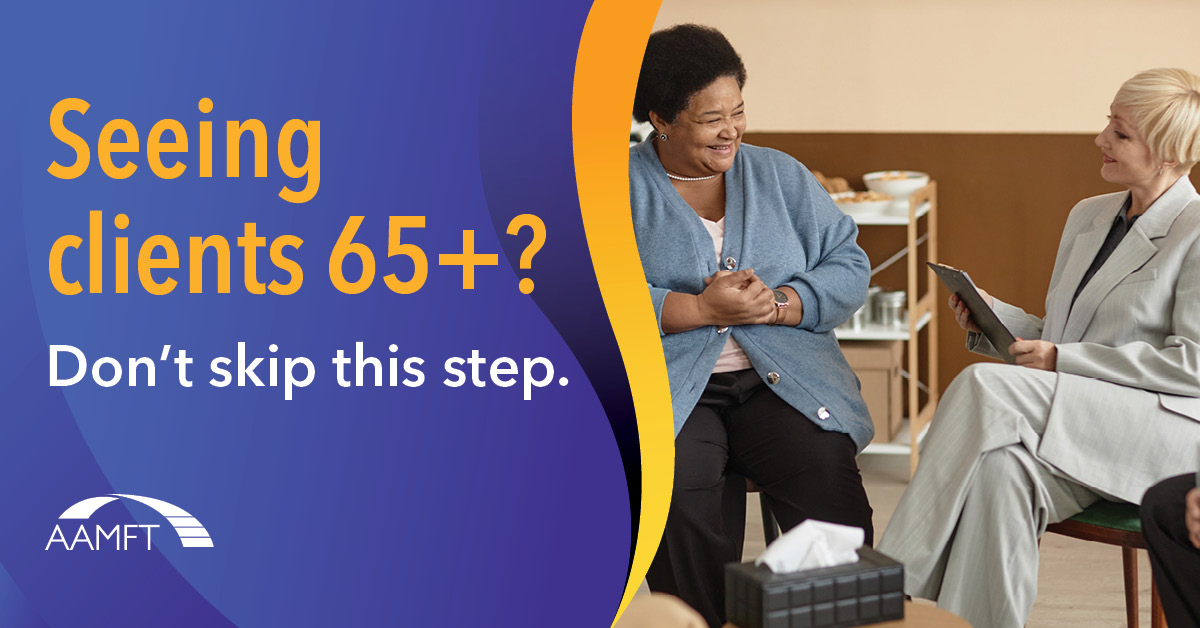 American Association for Marriage & Family Therapy tweet media