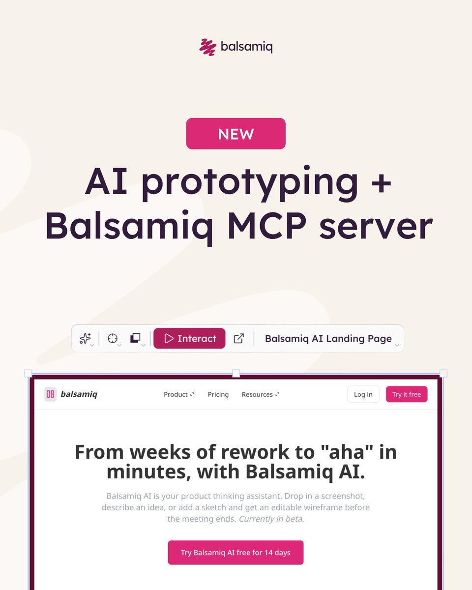 Balsamiq tweet media