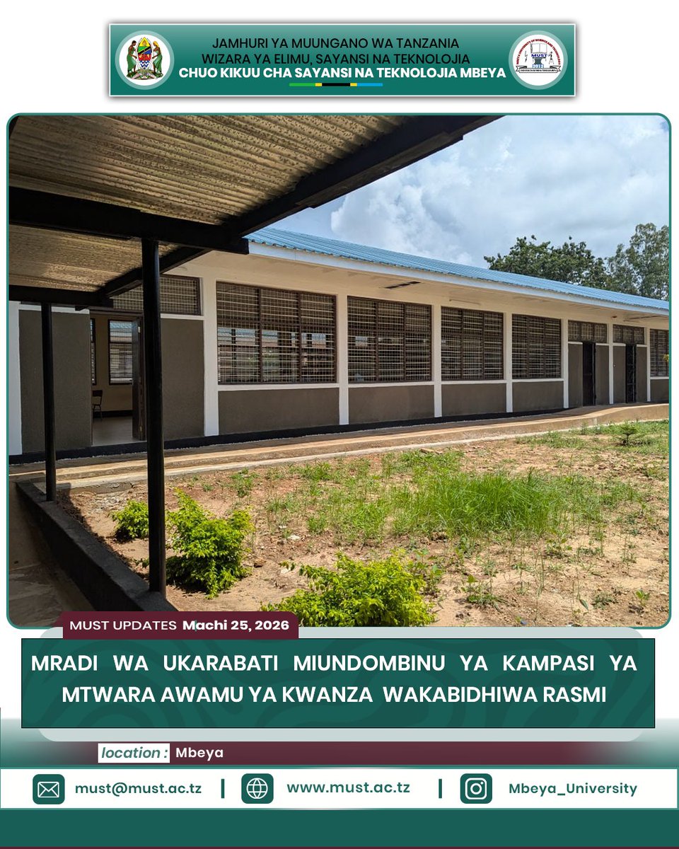 Mbeya University of Science and Technology tweet media