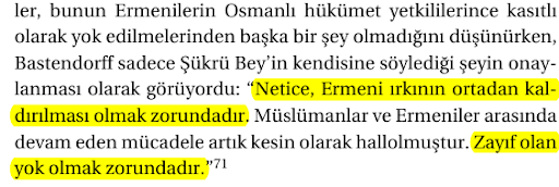 gkdnztarih's tweet photo. “Netice, Ermeni ırkının ortadan kaldırılması olmak zorundadır. Müslümanlar ve Ermeniler arasında devam eden mücadele artık kesin olarak hallolmuştur. ”

-AA-PA, Türkiye 183/41, A 2889, Flechsig, Halep, 20 Ekim 1915, ekte Hoffmann’dan Elçilik’e, İskenderun, 8 Kasım 1915, no. 944 https://t.co/KEO5s3DcUE