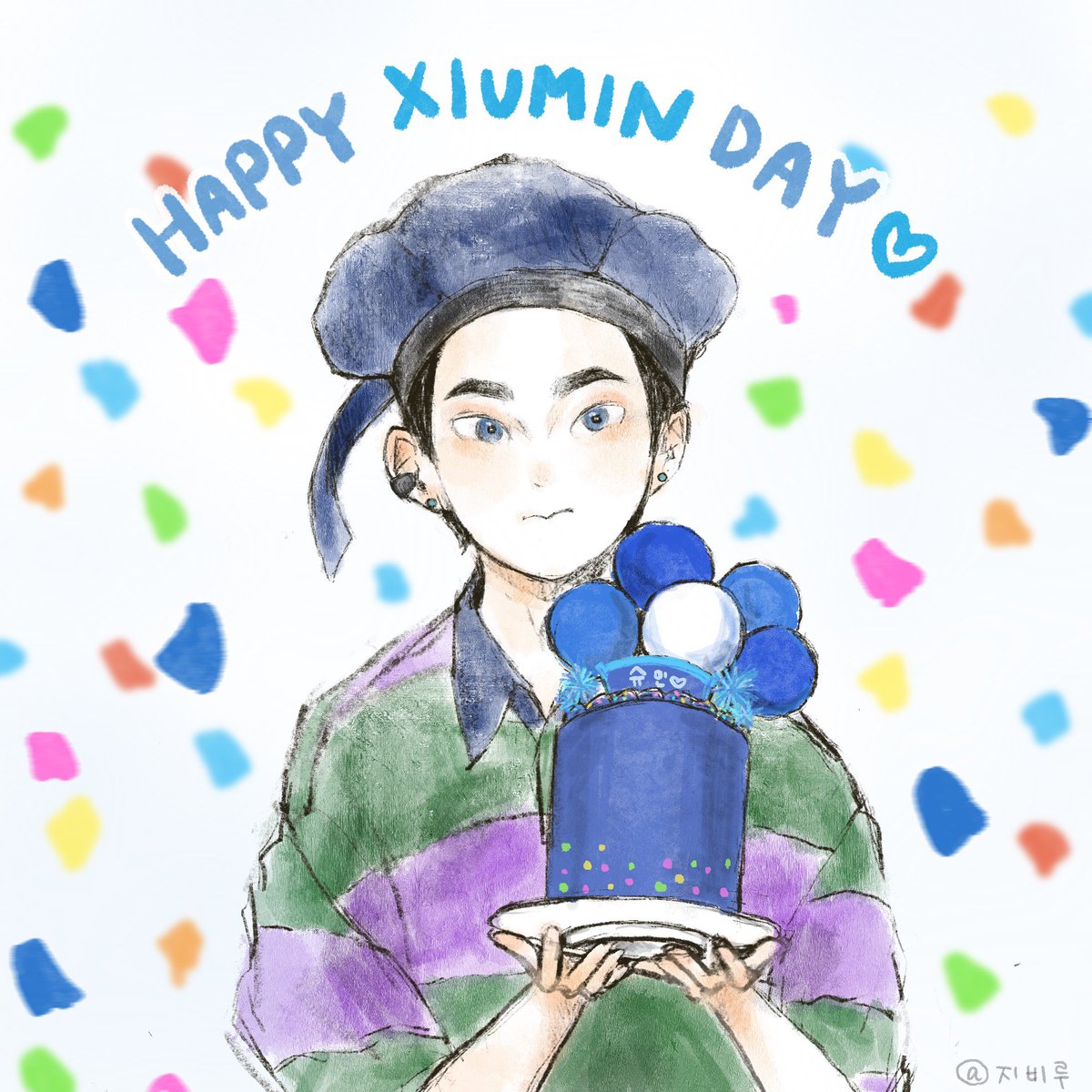 craftbeer99x's tweet photo. しうちゃんお誕生日おめでとう🎂
시우짱은 나의 빛이에요🌟
#HAPPYXIUMINDAY
#우리들의_캡틴_시우민_생일축하해 https://t.co/yMMOo5qcDm