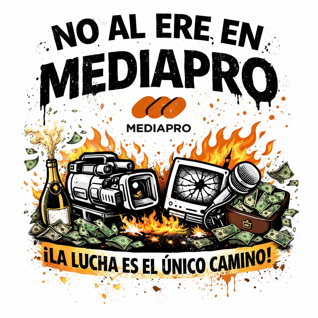 CMTE_GMEDIAPROM's tweet photo. Los Comités de Empresa de Barcelona, Valencia y Madrid rechazamos rotundamente el ERE presentado en GRUP MEDIAPRO.

Desmentimos que la plantilla respalde esta medida: la oposición es clara y unánime.

Defendemos el empleo y un proyecto viable. #NoAlERE https://t.co/CYusVMKylp