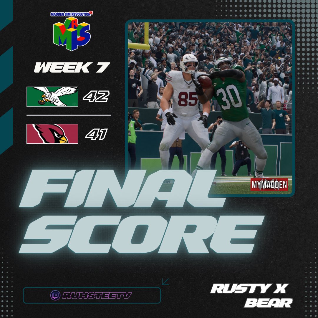 MSR_RUSTY's tweet photo. Dubs 💚 #FlyEaglesFly https://t.co/b6a5ZQEyRl
