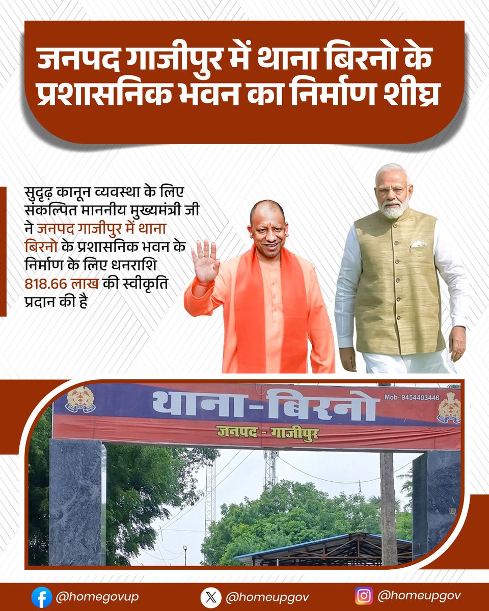 Home Department, UP tweet media