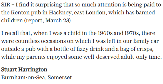 On child-free pubs 
telegraph.co.uk/opinion/2026/0…