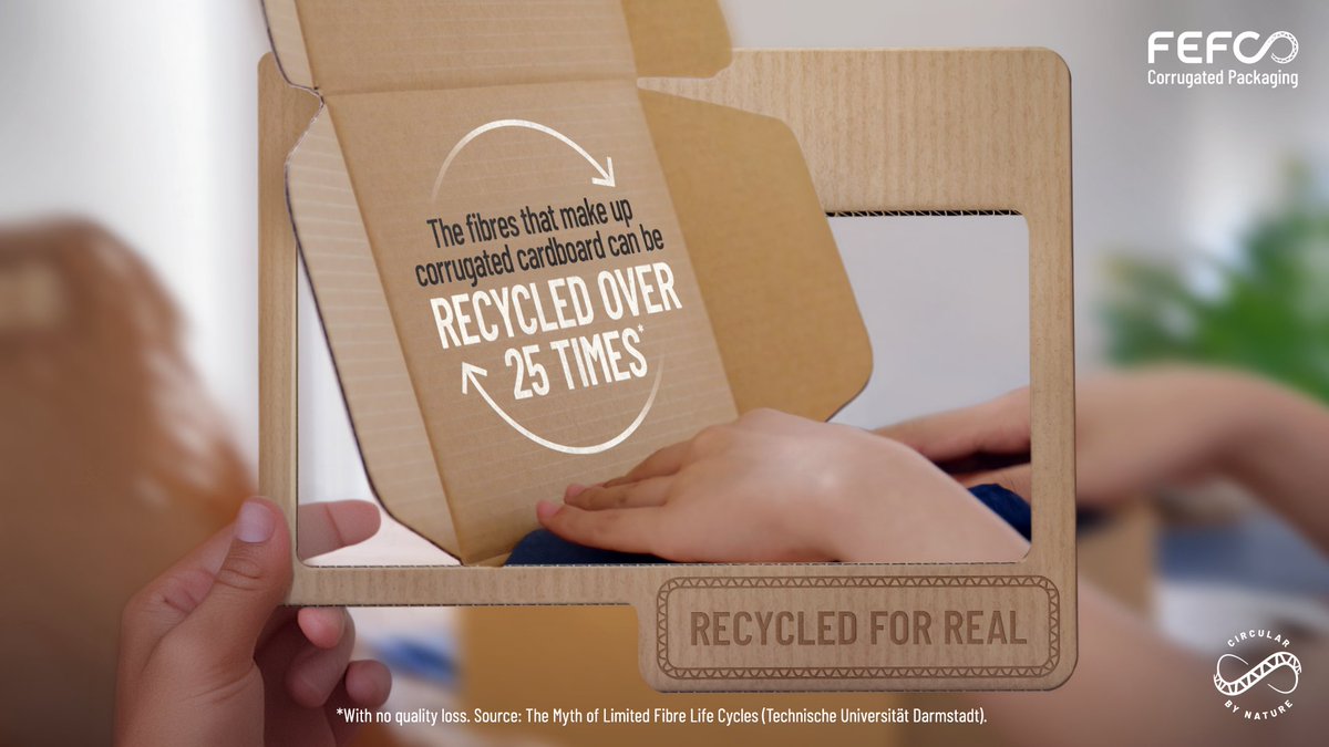 SPP_Papiernicy's tweet image. Silna #gospodarkacyrkularna wymaga materiałów, które nieustannie spełniają swoje zadanie🧐Włókna z tektury falistej można poddawać recyklingowi  co najmniej 25 razy, przy niewielkiej utracie jakości lub bez niej ✅
Zobacz fefco.org/eu-policy/reus…
#CircularByNature #RecycledForReal