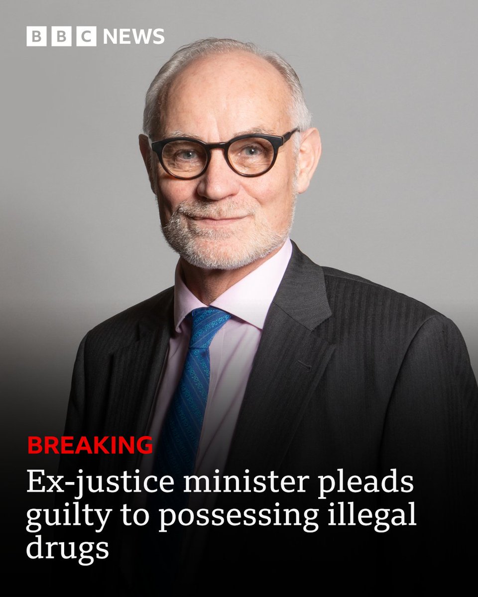 The former Reigate MP and justice minister Crispin Blunt has pleaded guilty to possessing illegal drugs, including cannabis and crystal meth.
 
More here: bbc.in/4lMDYze