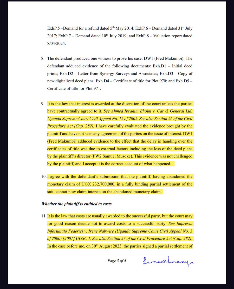 DeanNatukunda's tweet photo. The constitution shouldn't be a magic wand.

The decision in Kampala Family Medicare v Makumbi  [2026] is one that reaches the right destination by the wrong road, and in law, the road is everything: the court had perfectly good reasons on its own findings to deny costs, the plaintiff's director lost the deed plans, neither party clearly won across the settlement, yet judicial officer bypasses all of that and invokes Article 126(2)(d) of the Constitution as a shortcut past the Civil Procedure Act, which the Supreme Court has repeatedly said the Constitution does not permit, and one could argue that this is merely a brief trial court ruling not worth the scrutiny, that defence proves too much, because principled discretion matters most at first instance where most litigants never go further. 

The decision can be defended on its outcome; it cannot be defended on its reasoning, and when a court has the right tools, ignores them, and reaches for the Constitution instead, the question worth asking is not whether the result is wrong, but whether that is judicial discretion at all or simply a conclusion in disguise.
