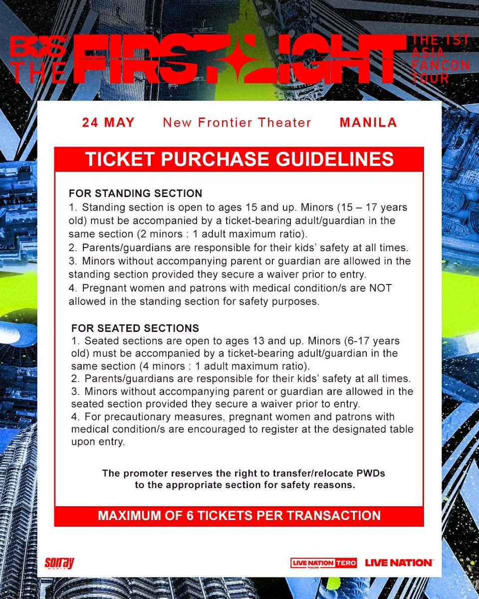 livenationph's tweet photo. Mastercard holders, this is your reminder! ✨
Use your Mastercard at https://t.co/lbSkVpMEmE for early access to the presale today from 10AM to 11:59PM.

BUS THE 1ST ASIA FANCON TOUR : THE FIRST LIGHT
📅 May 24, 2026
📍 New Frontier Theater

#BUS_THEFIRSTLIGHT
#BUS_The1stAsiaFanconTour
#BUSbecauseofyouishine
#SONRAYMUSIC
#BUSinMNL