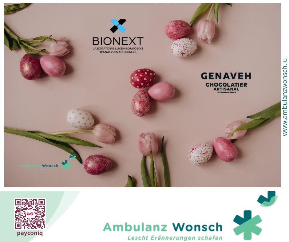 This year, Easter is not only sweet, but also meaningful.

Through special Easter campaign, #BIONEXT and #Genaveh have chosen to support #AmbulanzWonsch to help our mission.

We’ll tell you more very soon…
