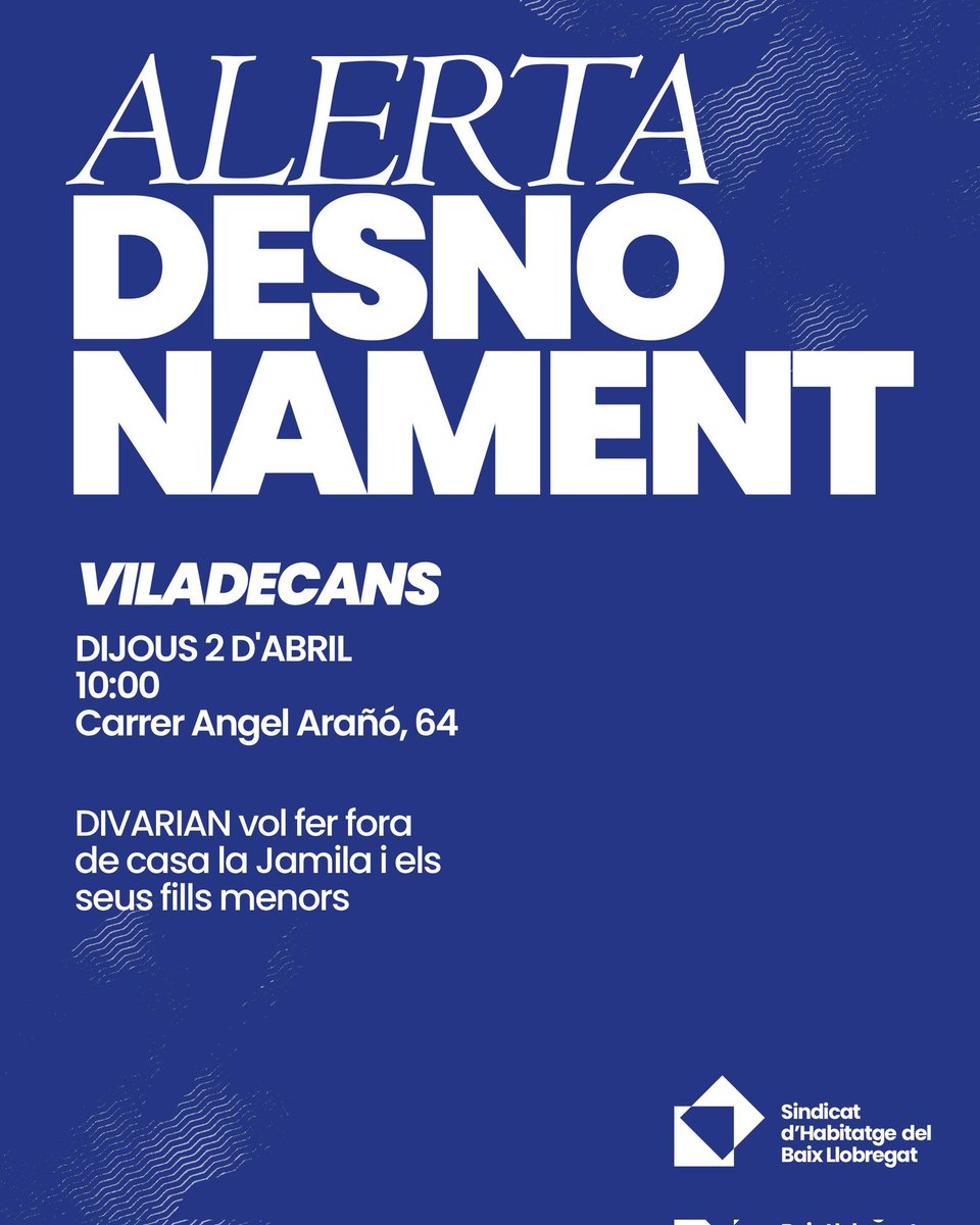 Sindicat d'Habitatge Baix Llobregat tweet media
