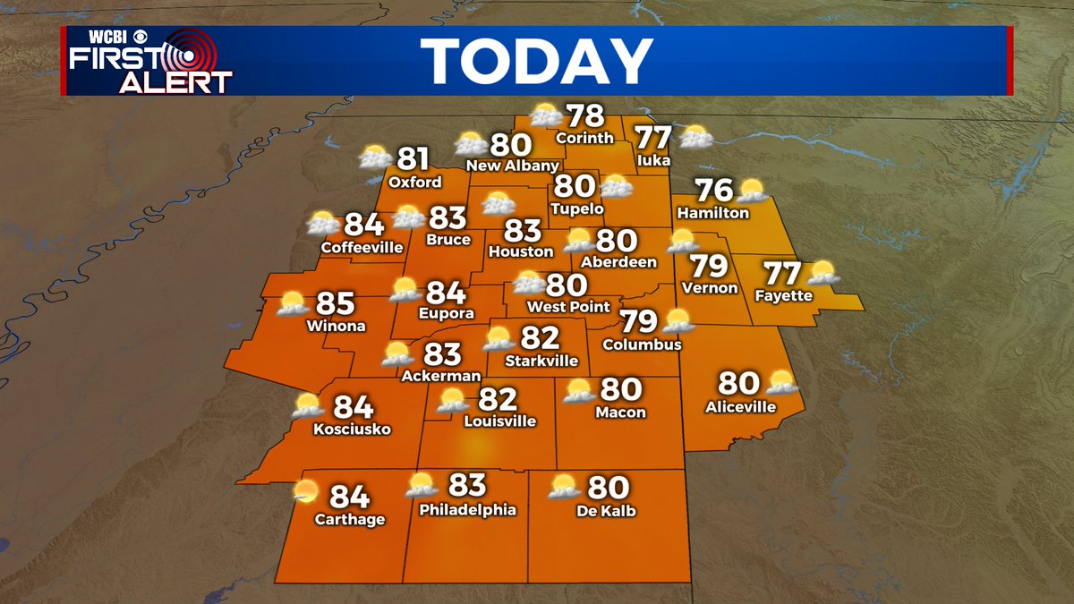 WCBI Weather tweet media