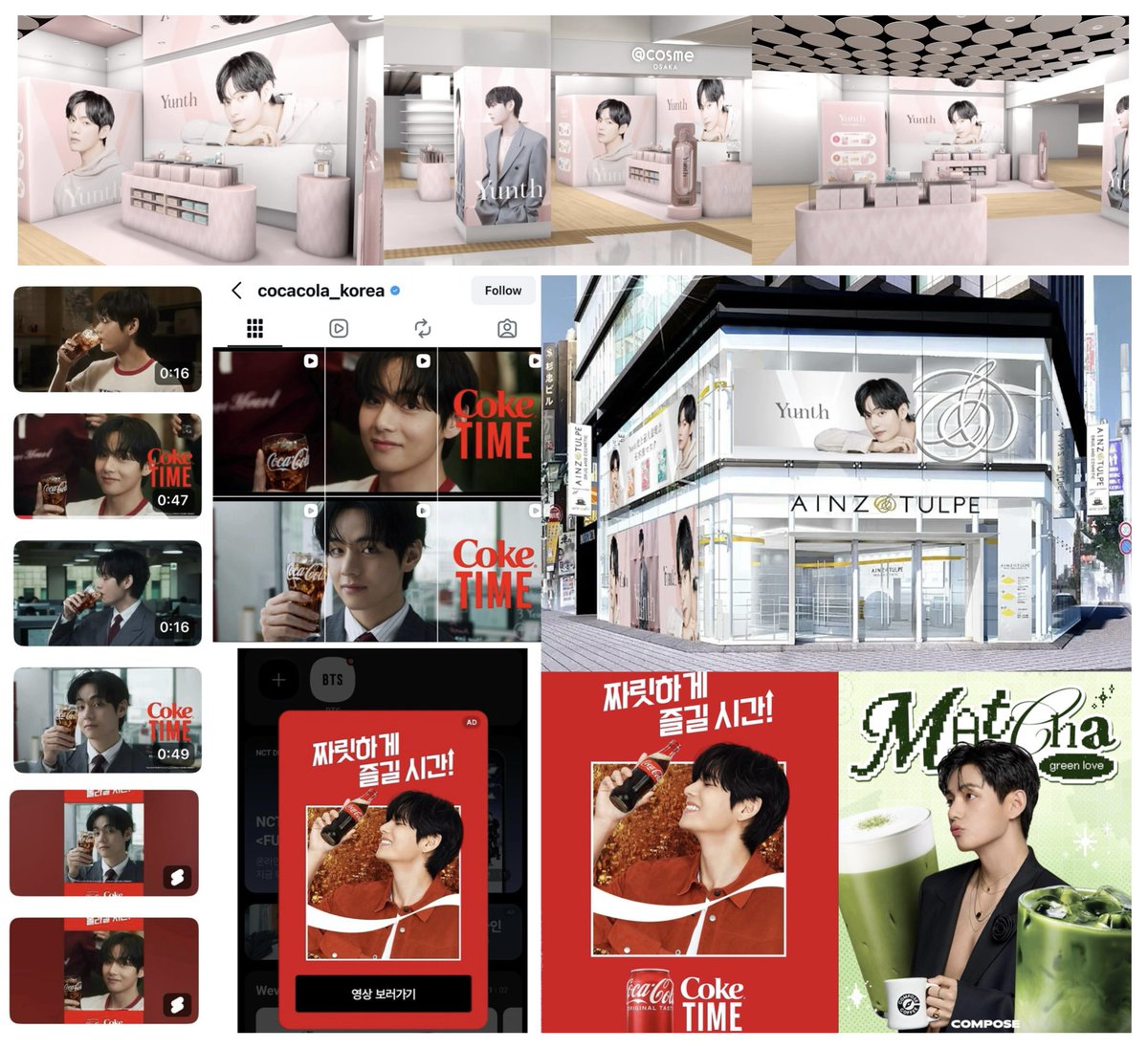 And some of you were worried there wouldn't be any KIM TAEHYUNG solo activities... 😜

It's important to please keep engaging with all his Brand related posts, reels, YouTube videos, and visit his pop up stores too if you can 💜